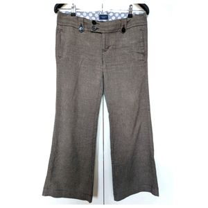 Straight Leg Tweed Pants - Professional Slacks